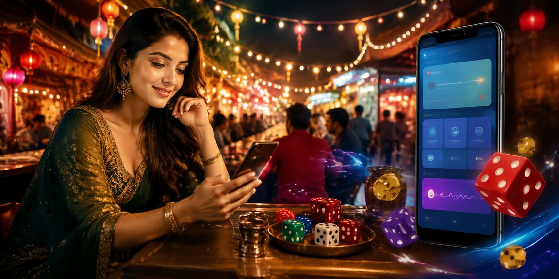 কুমিল্লার রাতের বাজারে ডাইস গেম ও স্পোর্টস ইভেন্ট উপভোগ করছেন একজন ব্যবহারকারী